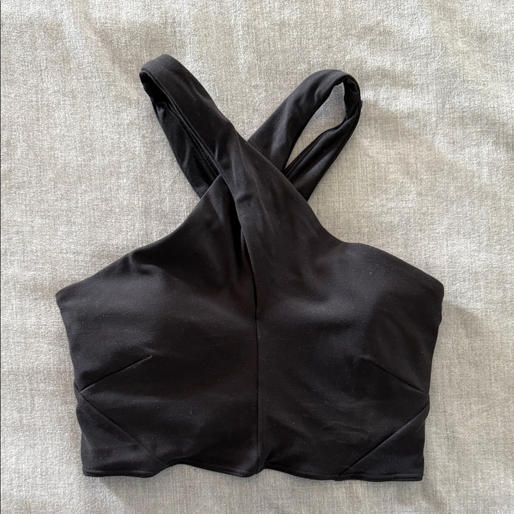Lululemon Athletica Black Crop Top/ bra